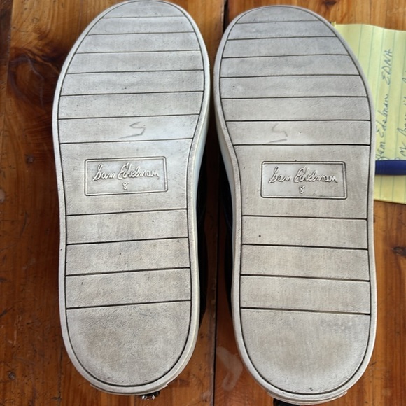 Sam Edelman Edna Shoes Black Crocodile Print Slip On Shoes Size 38 EUR Size 8 US - Picture 6 of 8